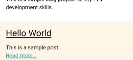 How to Build a Simple Blog with PHP and MySQL